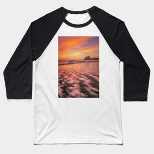 Golden Sunset at Trinidad Beach Baseball T-Shirt